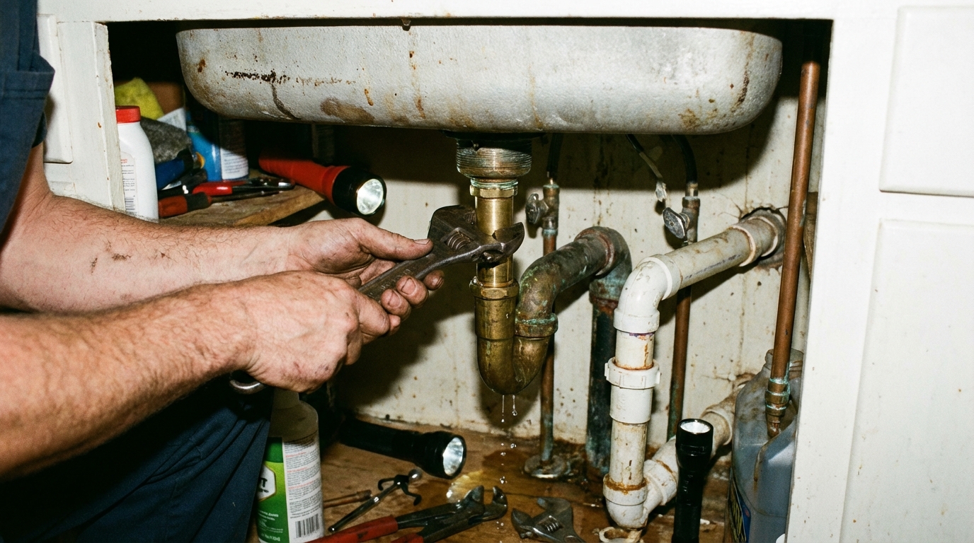 fuite-eau-sous-evier-Santamaria plomberie.png